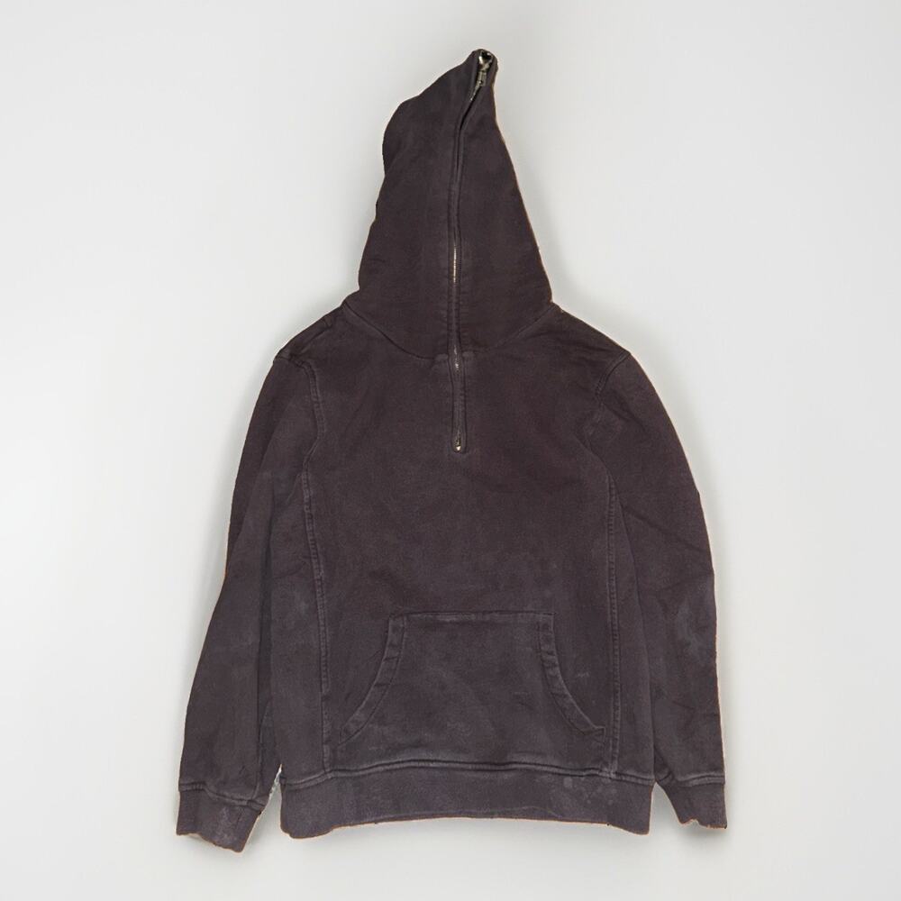 Richie Le Collection Quarter Zip Hoodie Grey 18x22 Med Designer Streetwear